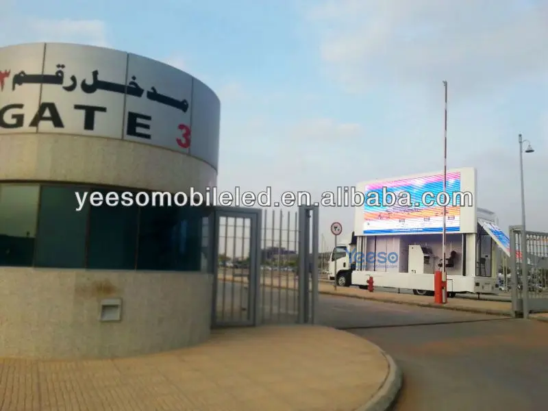 Digital Truck Media Vehicle LED Display Billboard Vans YES-V8 Can be Customized.