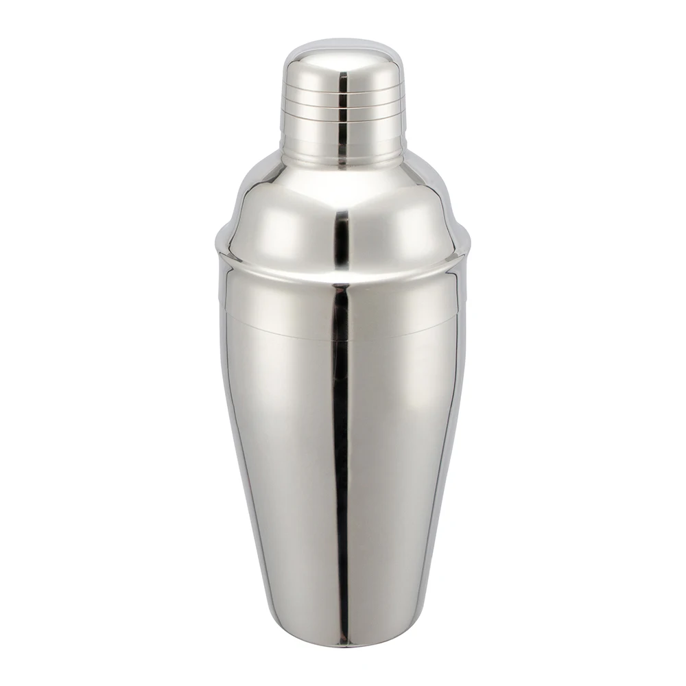 Popular 550ml Stainless steel cocktail shakers high quality 3pc Japanese cocktail shaker