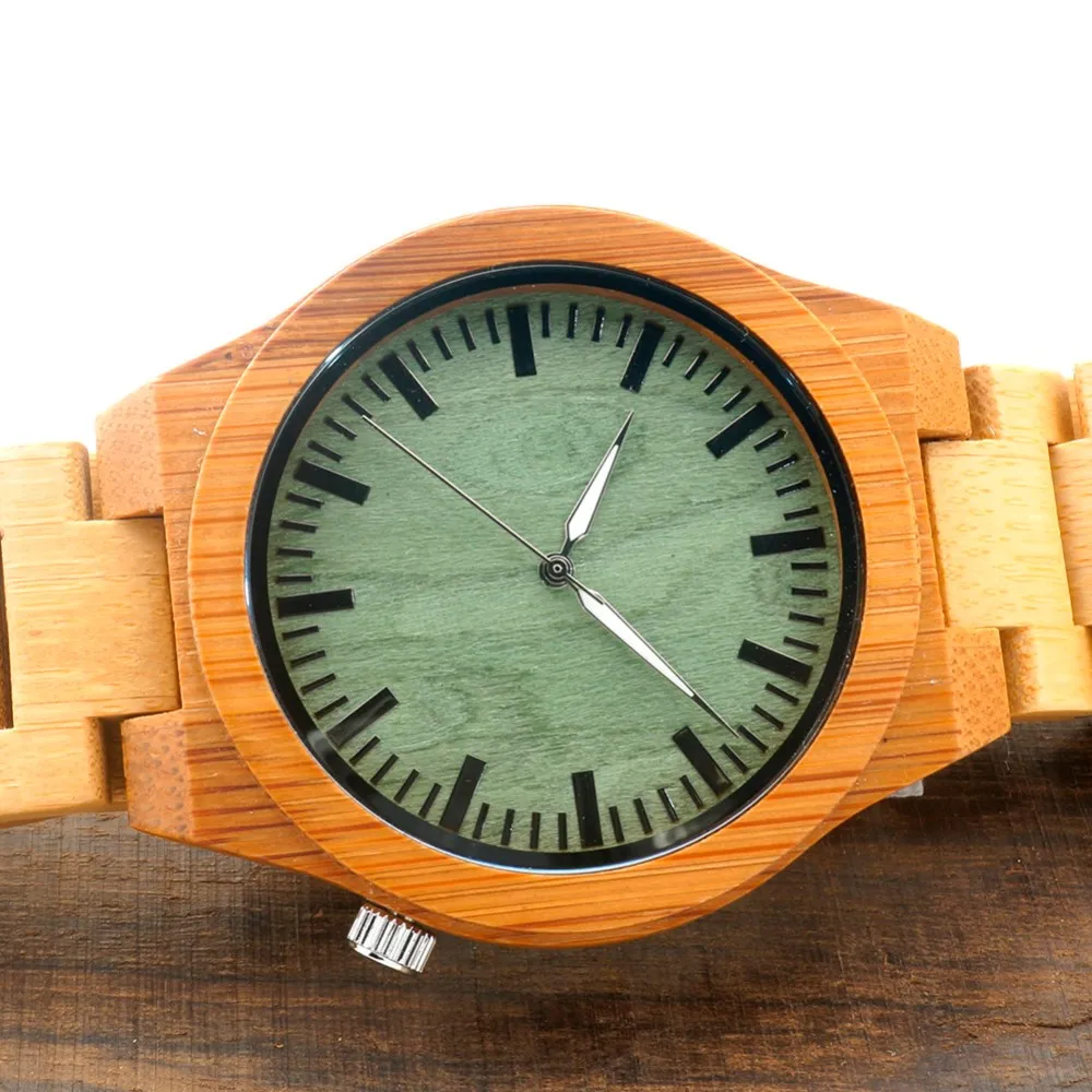 For Mens Womens Custom Designer Watches Luxury Bamboo Wooden Watch Box Arrival Wood in Round Bamboo 2017 New Fashion Watches
