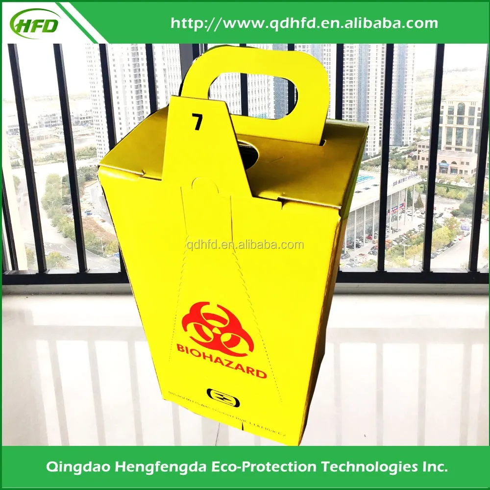 Free sample! HFD Medical Disposal Bin Sharp /Safe SharpS Containers plastic medical sharp containers