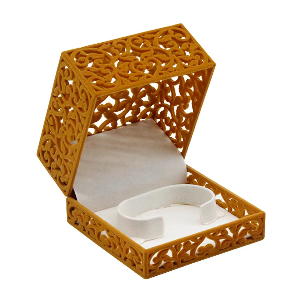 Роскошная бархатная шкатулка для ювелирных изделий с логотипом на заказ