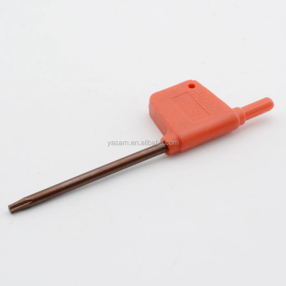 Red colour T7 T9 T8 T10 T15 T20 FLAG TYPE plum mini screwdriver for cutting tools