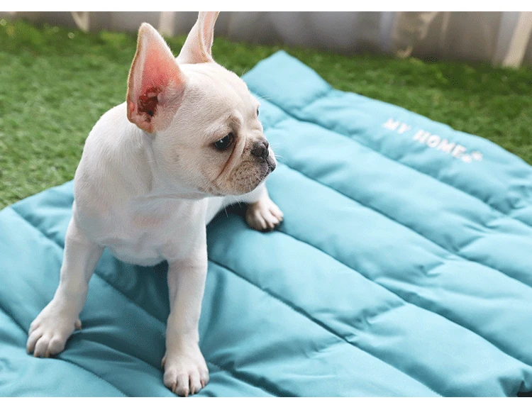 
Oxford Travel Detachable Washable Portable Folding Waterproof Travel Pet Bed Dog Cooling Mat 