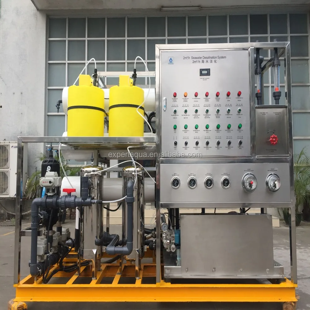 2m3/h island sea water reverse osmosis desalination plant