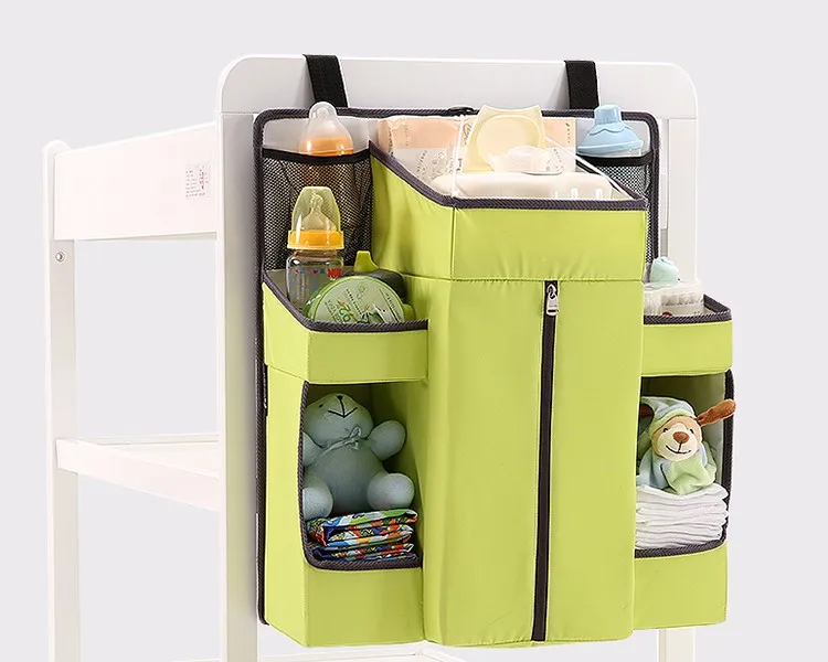 
Multifunctional Nursery Diaper Hanging Organizer diaper caddy and nursery organizer For Baby Crib Cradle Infanette 