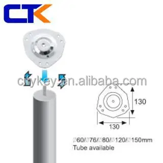 CTK High Quality D60mm Iron Adjustable Office Table Legs For Furniture TL007