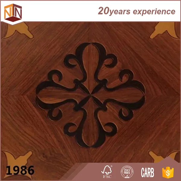 11mm 12mm German Technology Art Parquet Floated Flooring From Shandong Province
