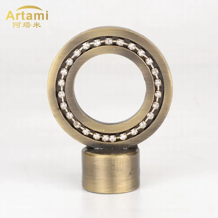 Китай поставка анти медь Пользовательские Кристалл Стекло финики для занавес стержней