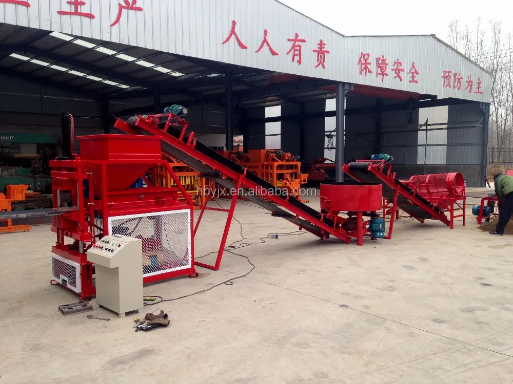 Red brick factory facing bricks Hydraulic Machine hby2-10 /interlock tile making machine manufacturer price