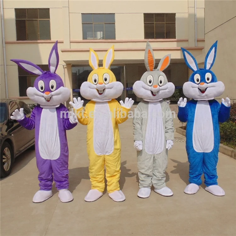 
Wholesale new popular funny Easter rabbit bugs bunny mascot costumes for adult 