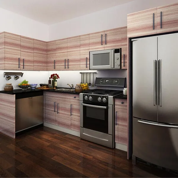 New design integrated melamine cabinet kitchen kerala price