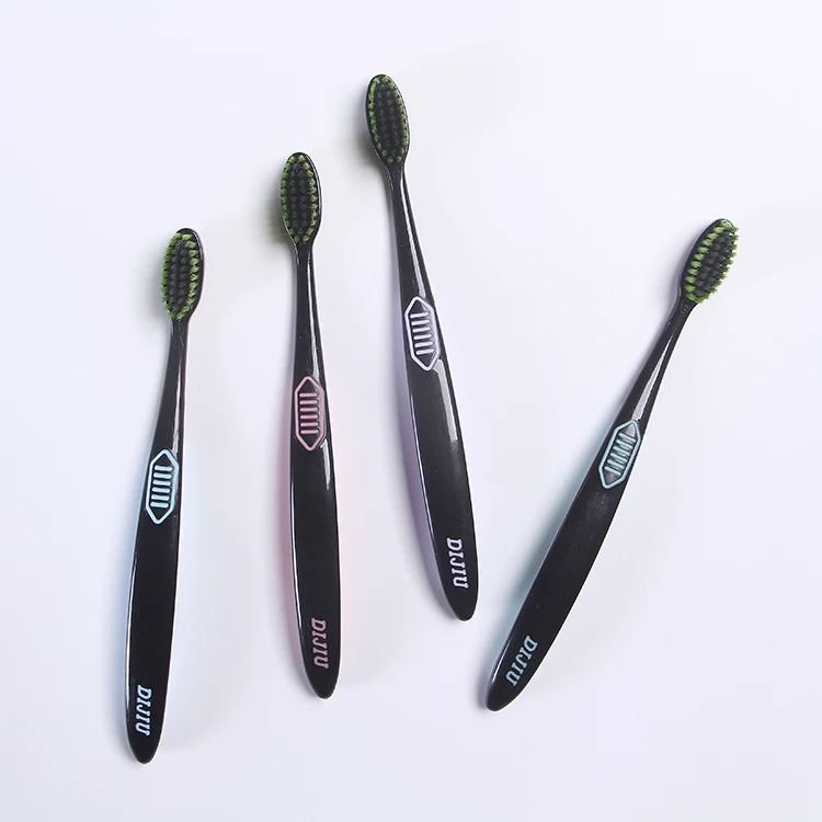 Buy In Bulk Silicone Black Travel Adult Toothbrush