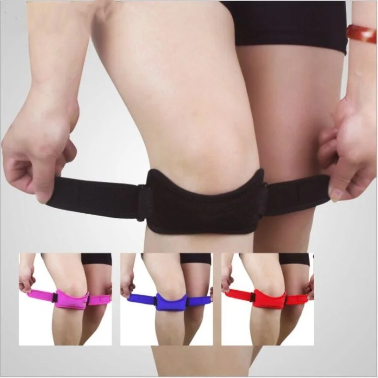 Neoprene Adjustable Patella Knee Support copper knee sleeve Strap/Brace