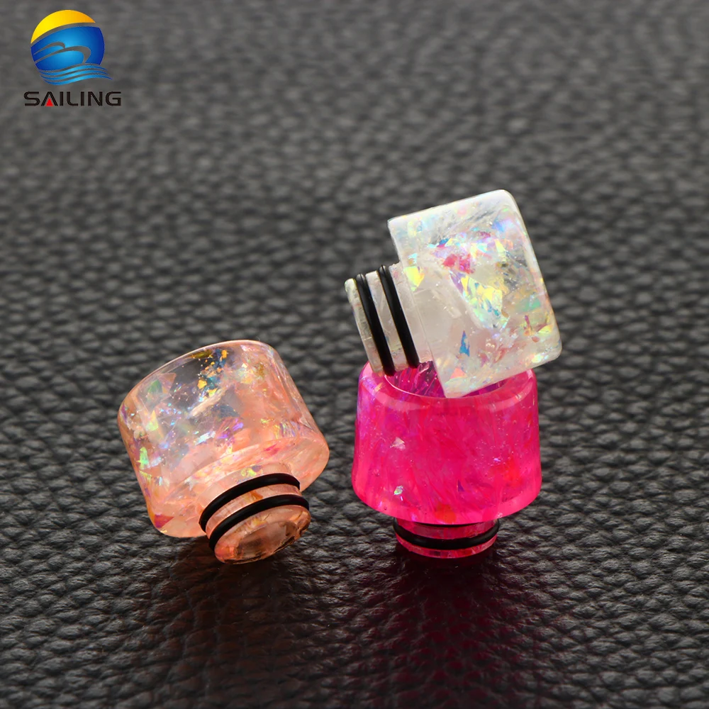 
Sailing Amazon hot sale epoxy resin drip tip vape 510 drip tip e cig accessories 