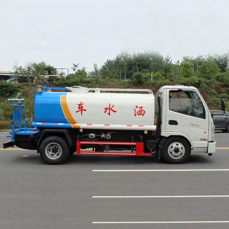 
Hot sale Euro 4 KAMA 5000liters Landscaping tank car 6wheels watering car Urban sanitation vehicle,4x2Road greening sprinkler 