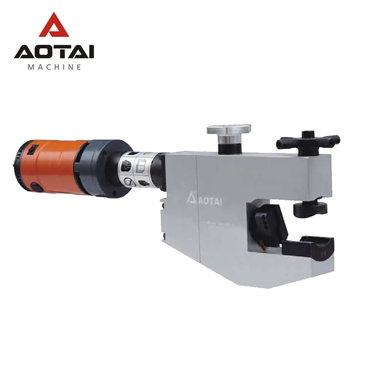 AOTAI ISC-73 MANUAL FEEDING OD MOUNTED TUBE BEVELER PIPE BEVELER PORTABLE PIPE BEVELING MACHINE
