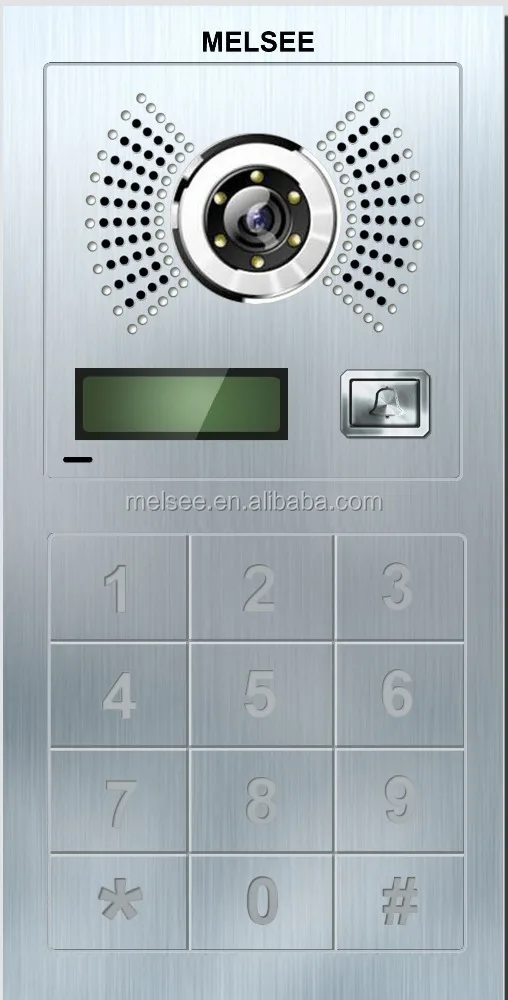 MELSEE 4 wire villa system with code access control keypad outdoor station