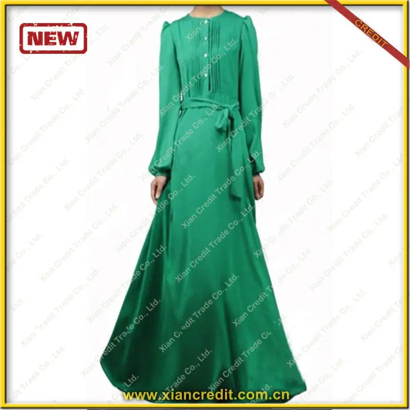 
Green fashion Color Jilbab Abaya hijab Islam niqab dress arab 