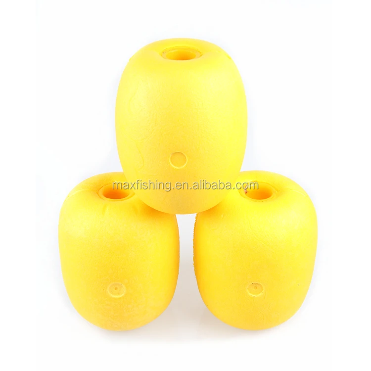 Bright Yellow E.V.A Floats, fishing net floats