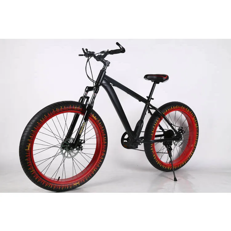 DIKESEN explor flame 20/24/26 inch sand beach snowbike bike bmx big thick wide tires bikes mtb 26 inch aluminum alloy frame mtb