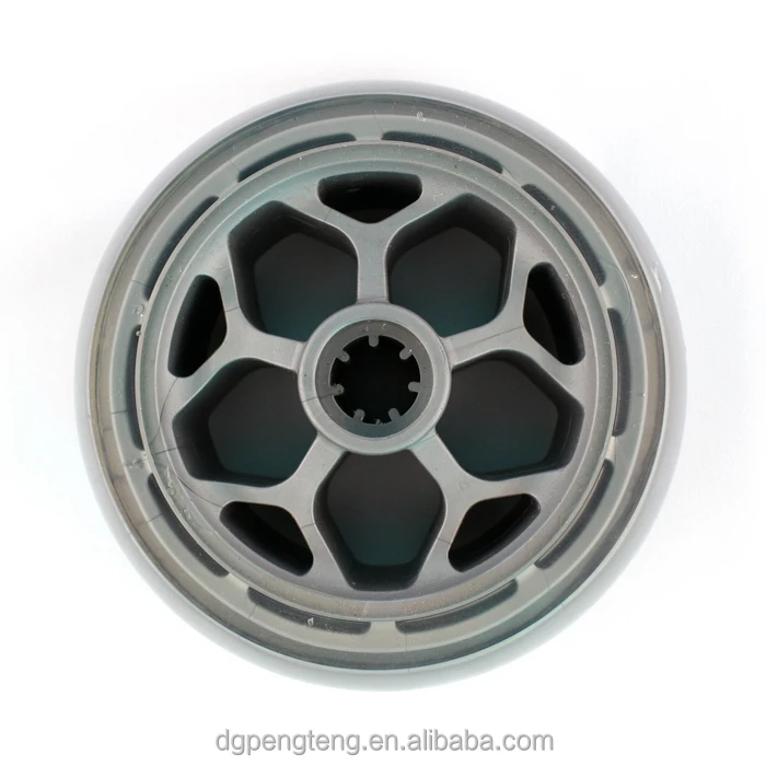 125*43mm high quality polyurethane wheels for suitcase/luggage/trolley