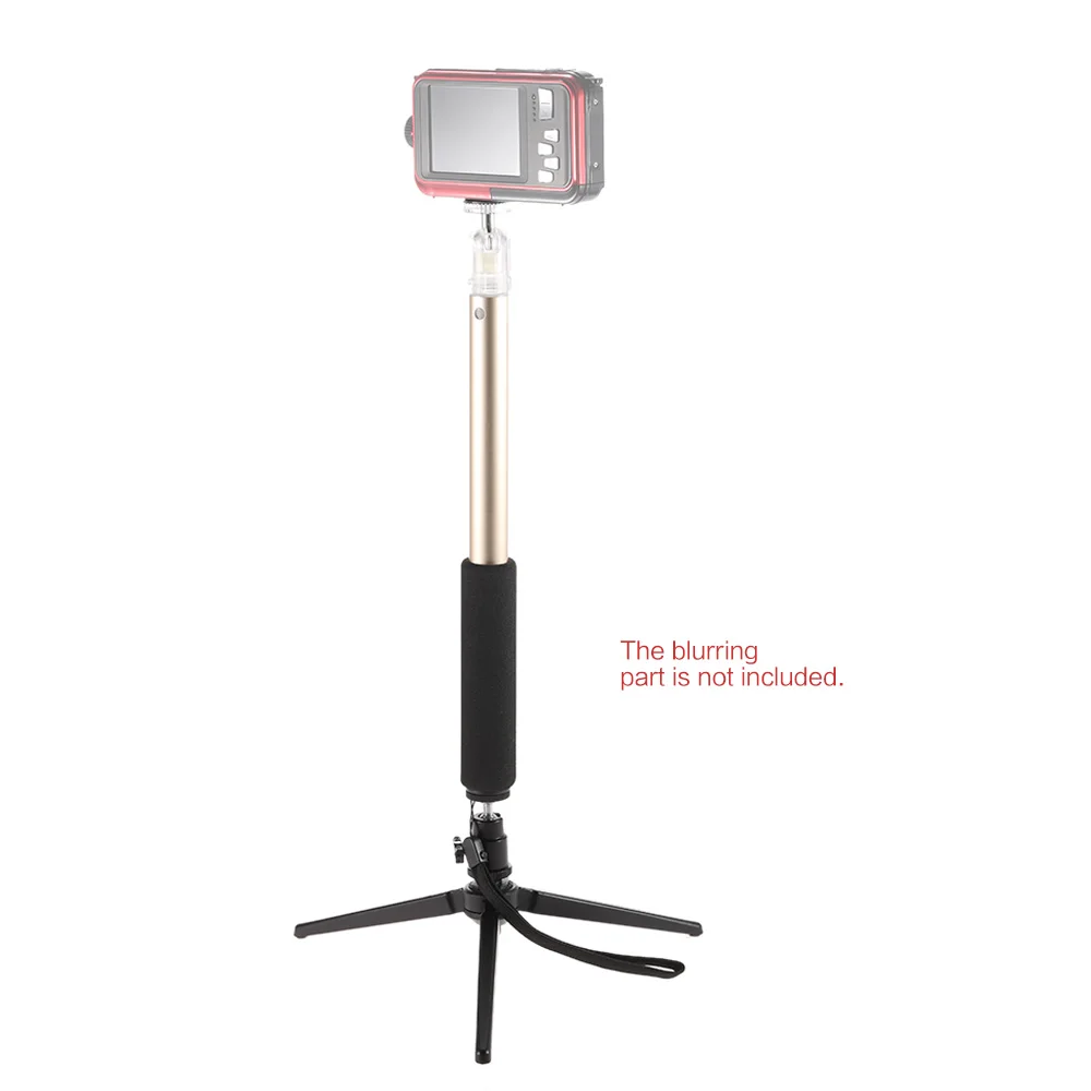Mini Portable Aluminum Alloy Table Top Tripod with Swivel  Digital Camera Monopod Self-portrait Stick for Smartphones