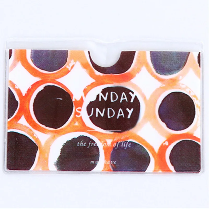 New High Quality And Hot Sales Clear Hard Plastic Id Credit Card Badge Holder