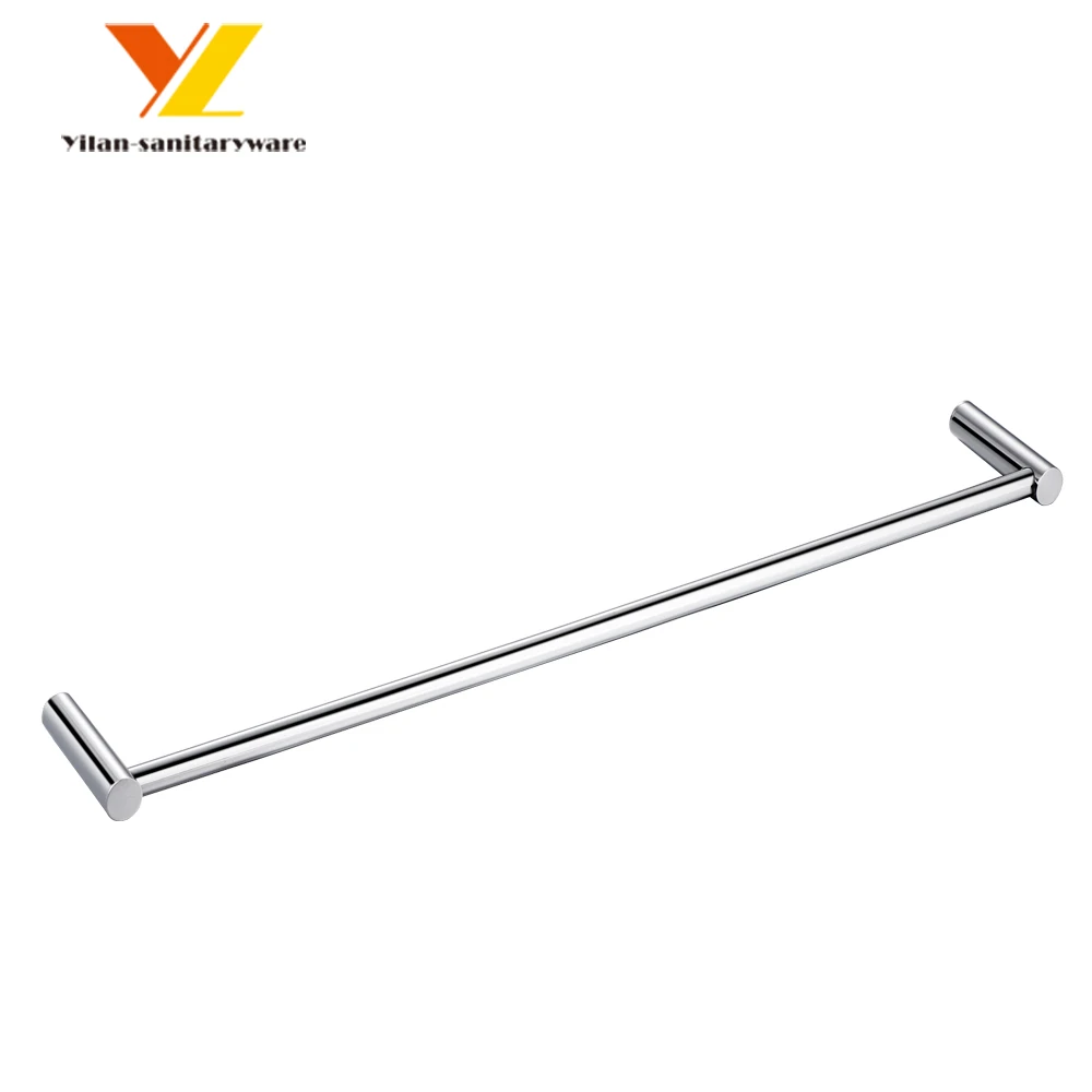 Элегантный дизайн настенных хромированные ванная комната двойной полотенцесушители латунь