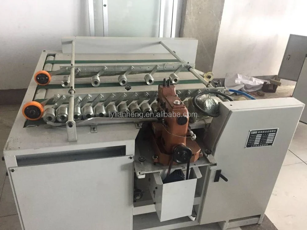 
Manual feeding PP plastic woven bag sewing machine 