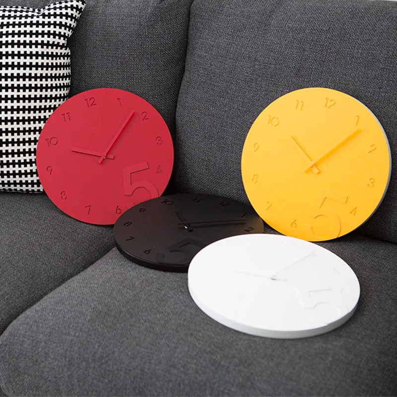 2019 DIY Modern Large Wooden Wall Clock Vintage Sticker Quartz Silent Classical Watches For Living Room  Decoration