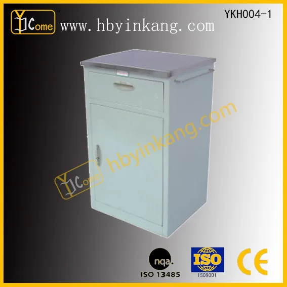 PP material factory offered hospital bedside cabinet  ,medical table for patient ,storage box