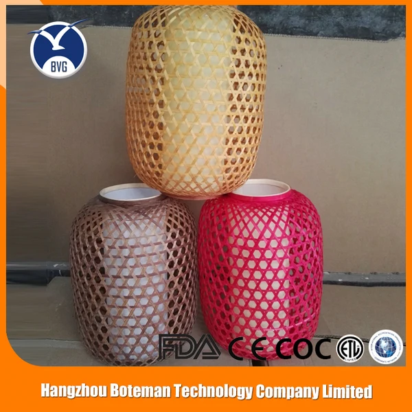 
Chinese novel products design use the traditional bamboo hurricane lantern 