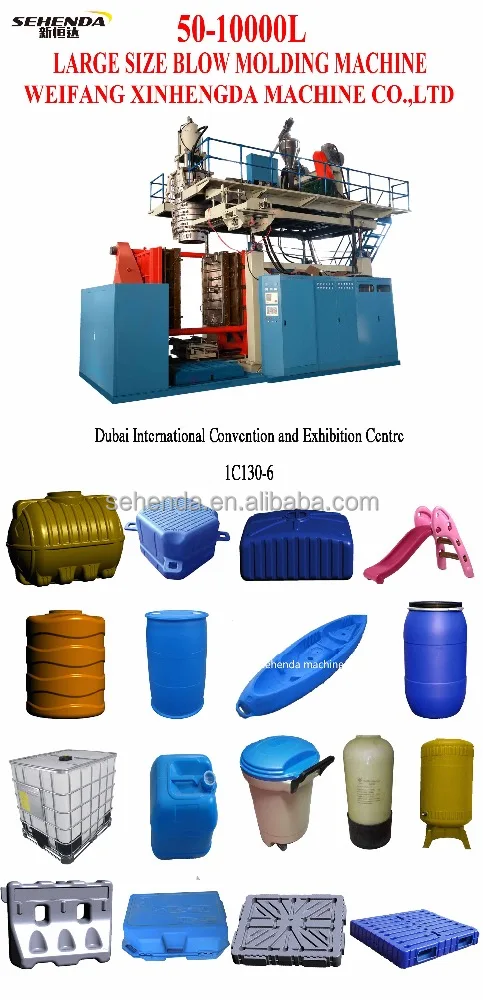 Plastic blow molding machine water tank road barrel pallet 2000L 3000L 5000L 1000L