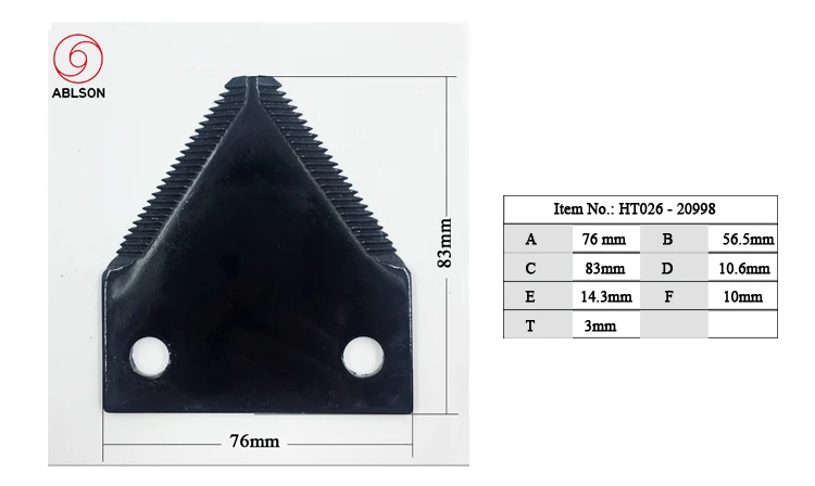 Детали для сборщика пшеницы и риса, режущее лезвие для сельскохозяйственной техники