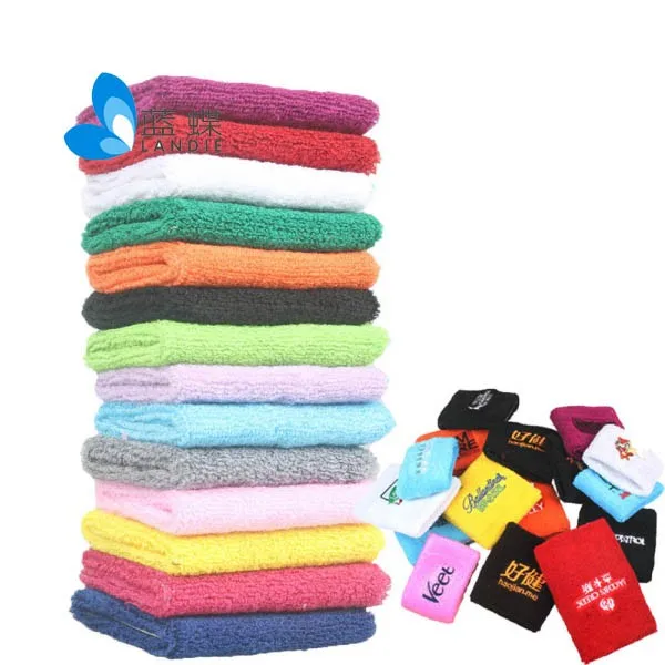 Sweat band Terry Cloth Cotton Wrist SweatBand Sports Yoga Workout Running
