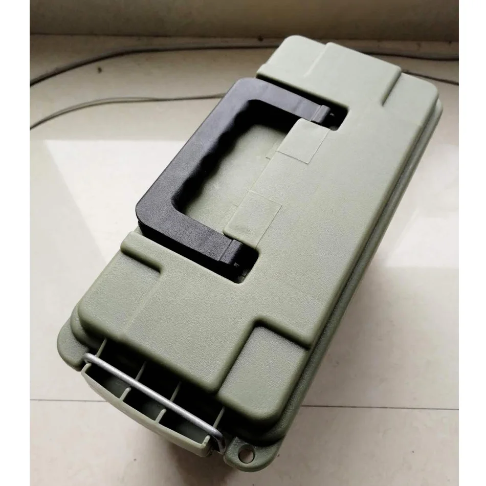 Customized logo plastic  M2A1 ammo can Plano green ammo box
