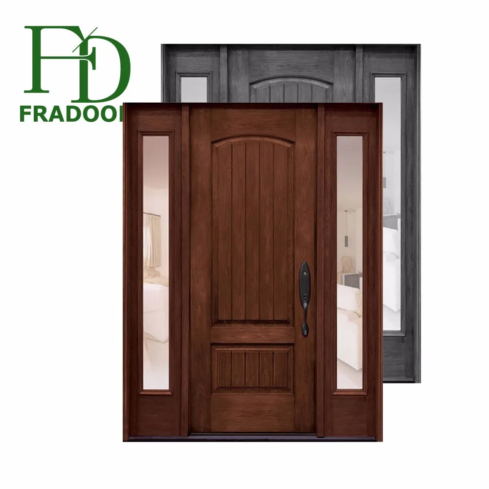 Main wooden carving doors fancy teak wood door design