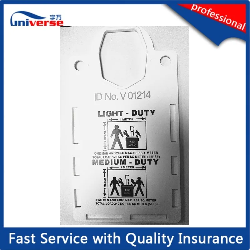 Do Not Use bigger plastic scaffold tag