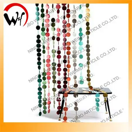 
2018 hot plastic curtain design 