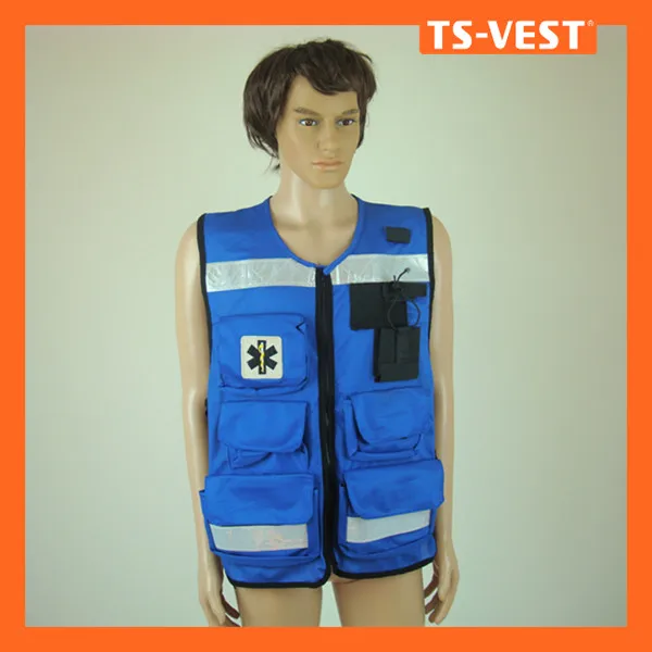 Safety Vest Multi Pockets Fish Equipment For Fishing
