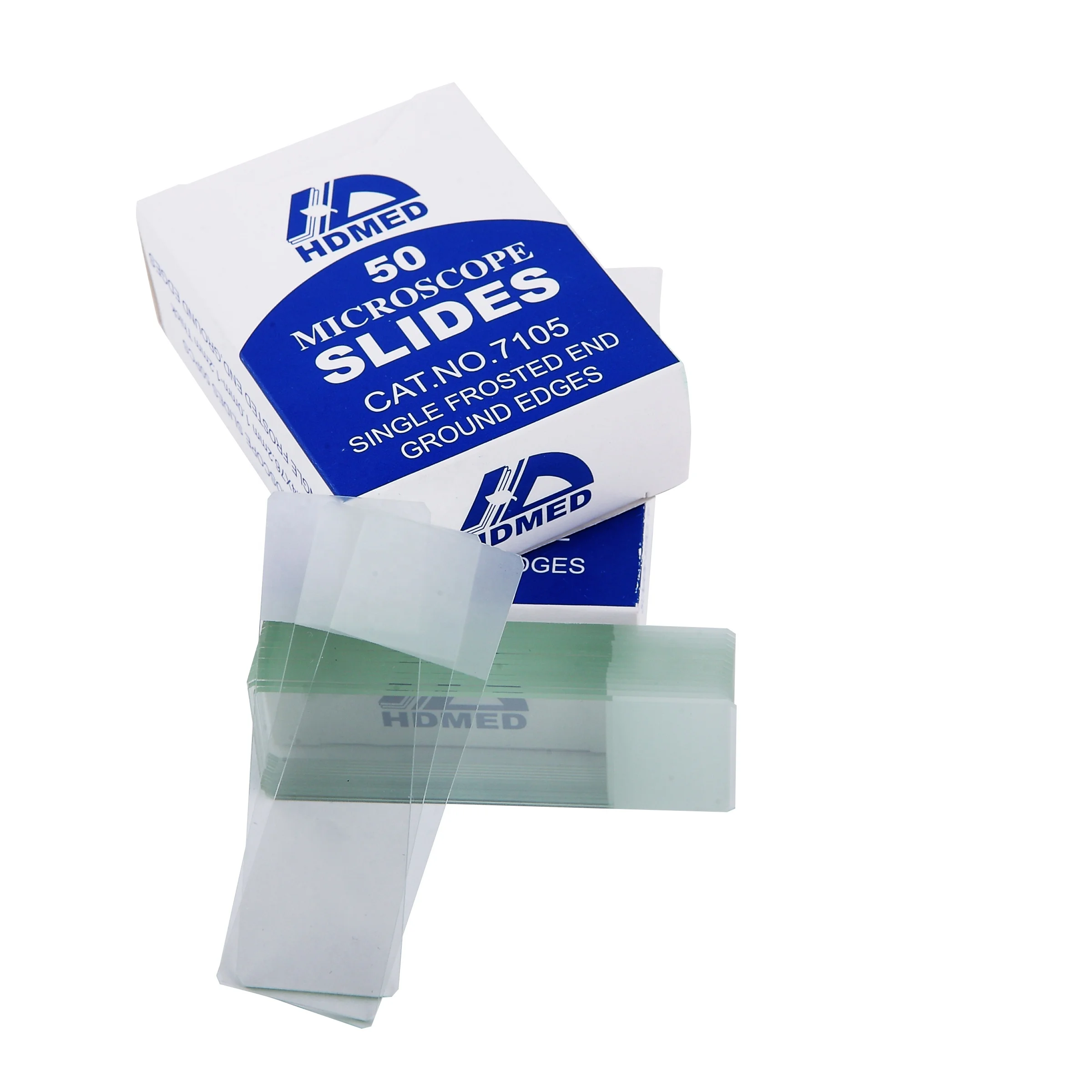 Glass Medical Prepared Ground Edges 7105 Microscope Slides