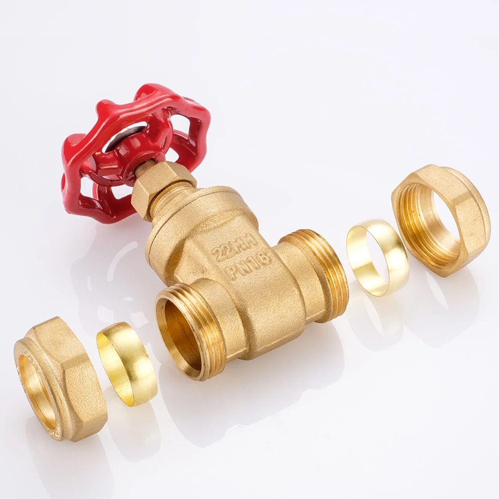 
15mm 22mm 28mm Forged brass sleeve gate valve 