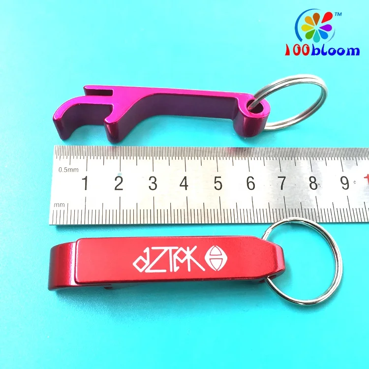 Factory supply 6.5cm cheap keyring bottle opener