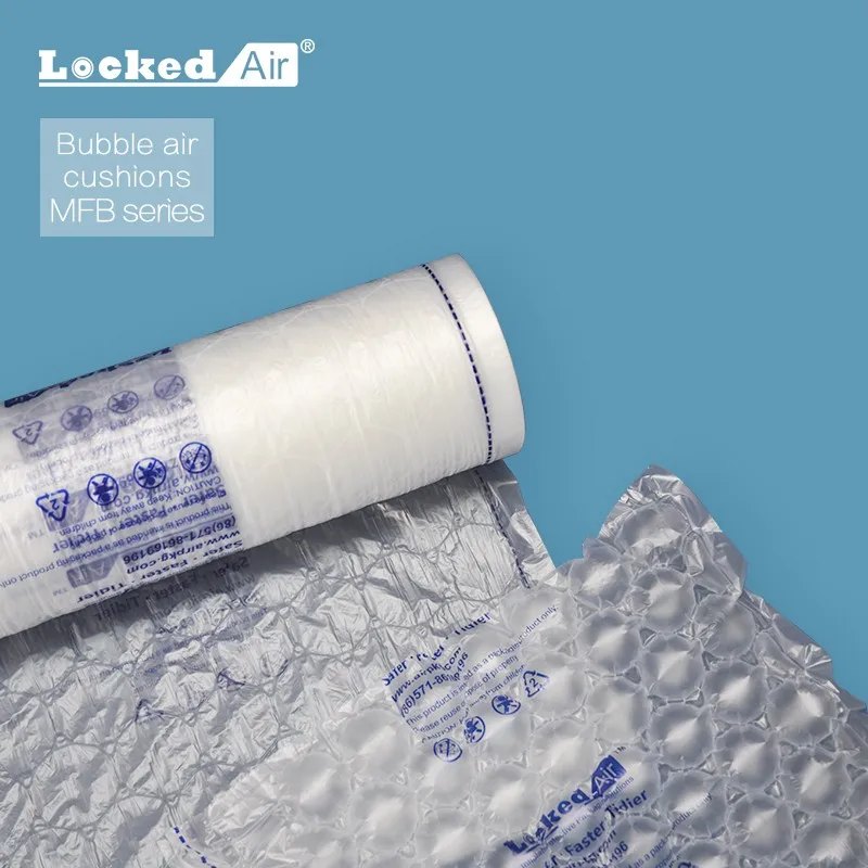 Factory price recyclable hdpe inflatable air cushion bubble machine film wrap roll