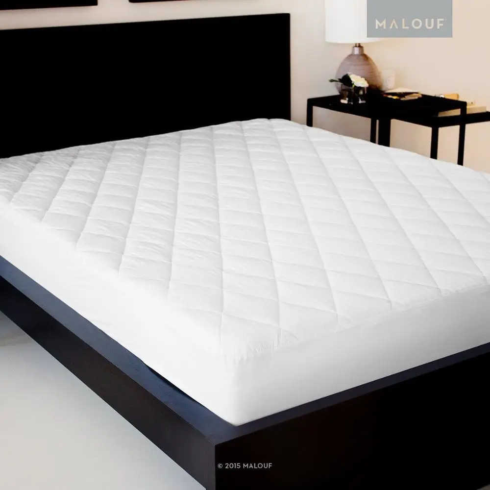 QUILTED MATTRESS PROTECTOR FITTED BED COVER SINGLE SMALL DOUBLE KING SIZE