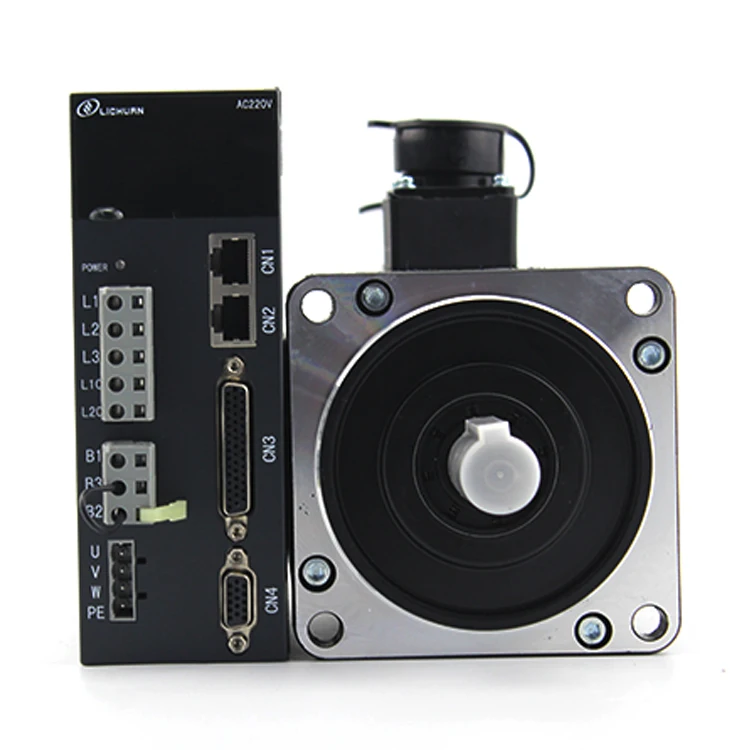 Nema42 110ST-M04030 1.2KW 3phase ac 220v servo motor driver kit with encoder cables for cnc