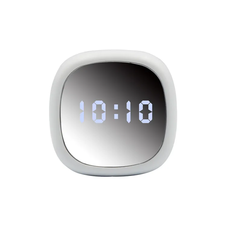 
Cute Tiny Hot Sale Potable Mirror Led Digital Clock for Travel 