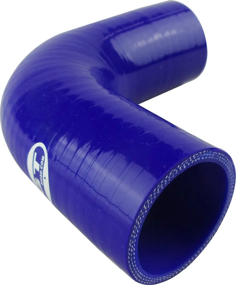 Силиконовый шланг для автомобиля, шланга силиконового локтя 90 градусов, синего цвета