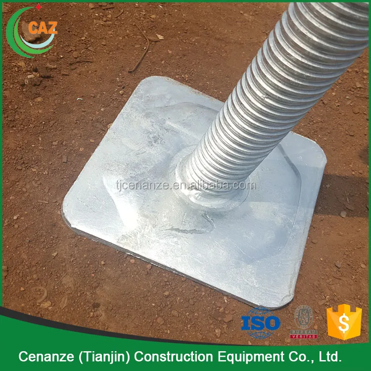 
scaffolding material weight jack size screw base jack 