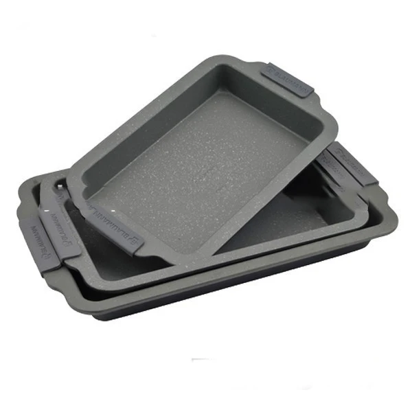 New Customized aluminum Non-stick Stone baking pan